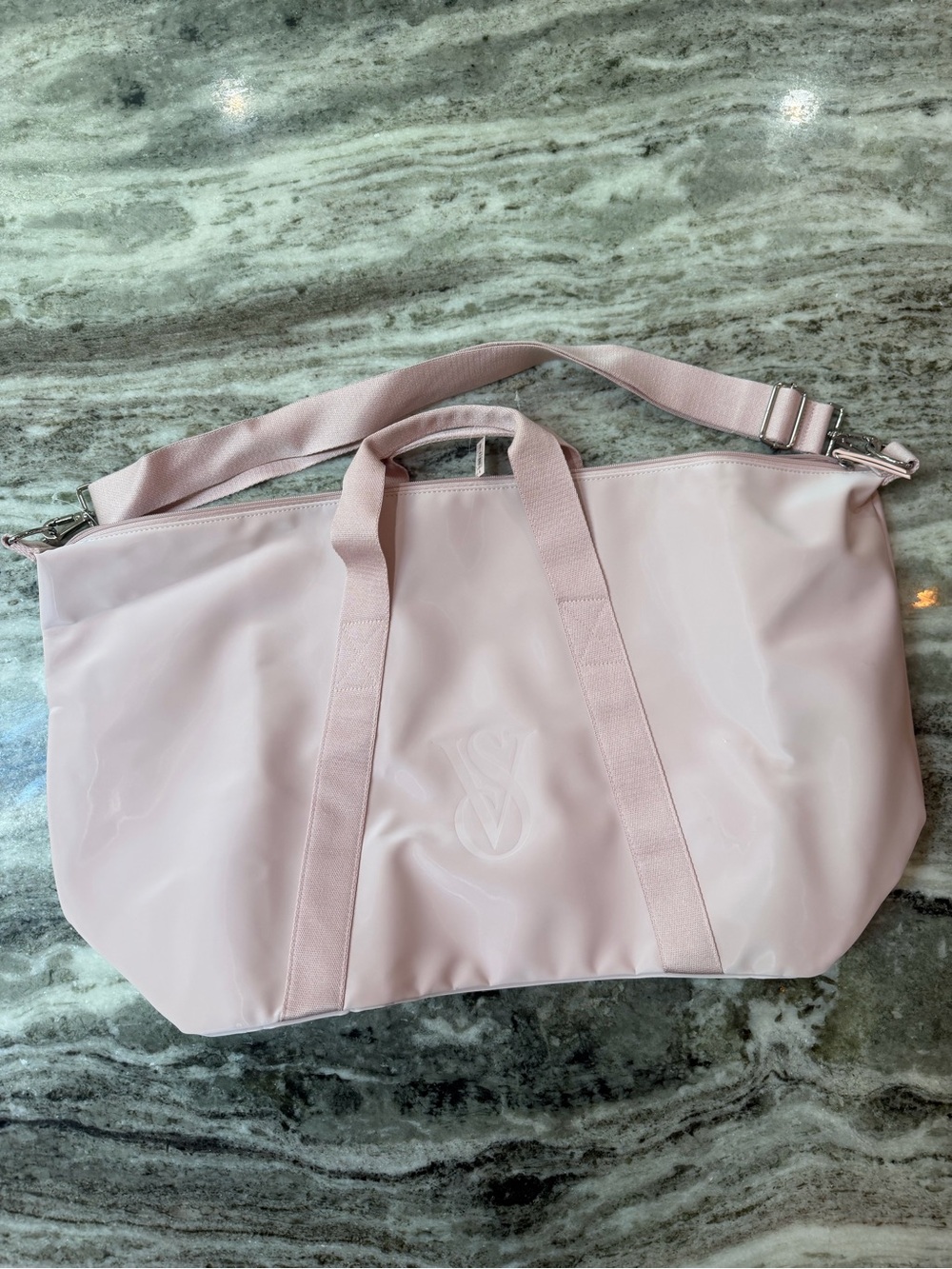 NWT Victoria's Secret Pale Pink Travel Weekender Bag